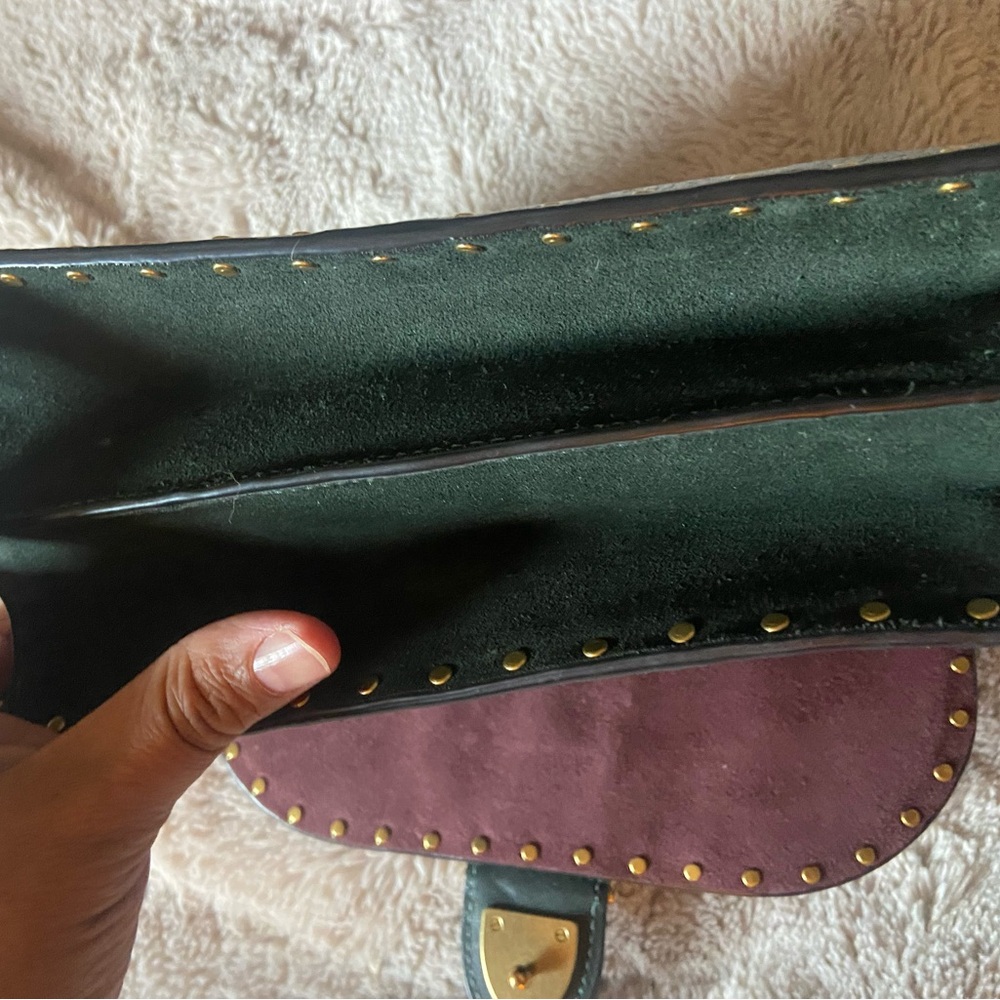 Coach Hunter Green and Brass Shoulder Bag with Chain - Picture 7 of 11